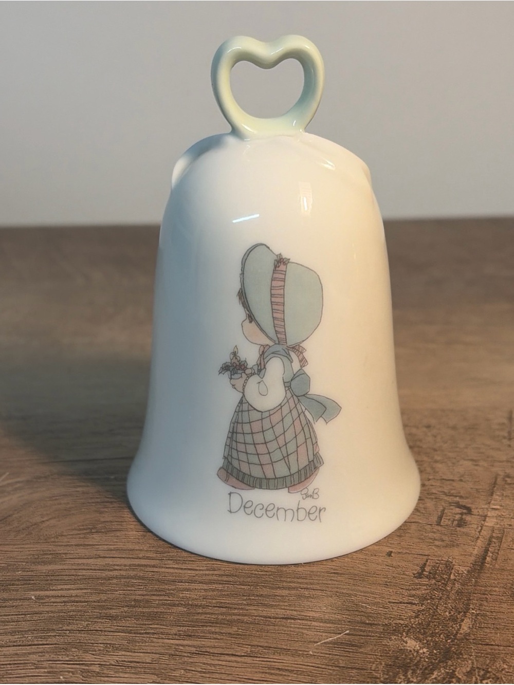 Vintage "Precious Moments" Bell ~ December ~ Enesco Japan ~ 1987